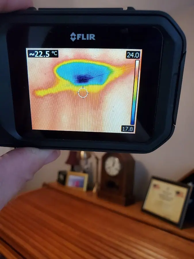 Thermal imaging inspection for water damage in Ashland City
